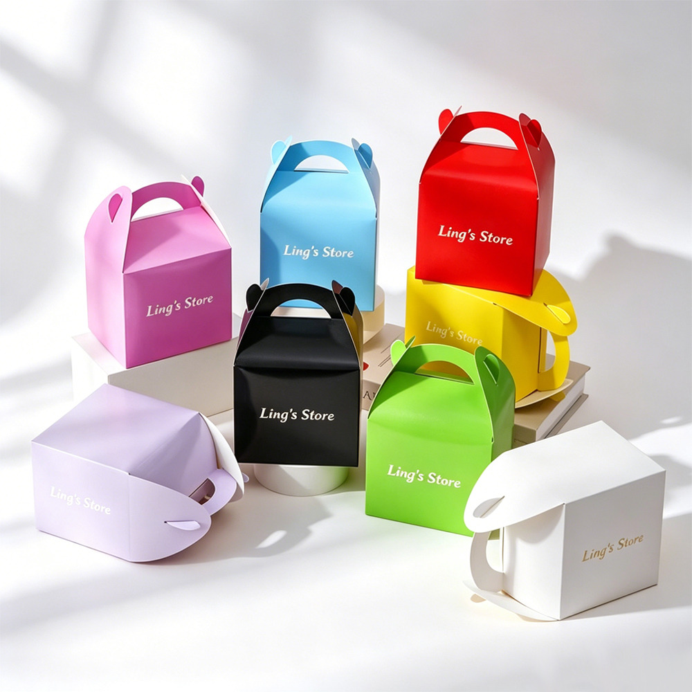 Wedding Favor Box - 50/100Pcs Personalized Logo 14x11x12.5cm Folded Jewelry