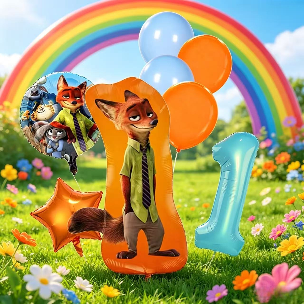 Wedding Ceremony Supply - Zootopia Movie Character Balloon Set Party
