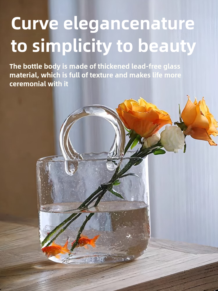 Centerpiece Vase Tall - Ins Creative Vase Large Capacity Juice