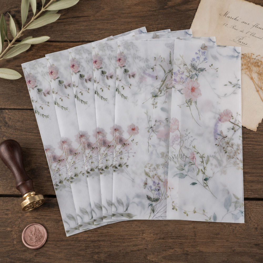 20/50pcs Vellum Wrap with Wate - مراجعة Wedding Envelopes وسعره