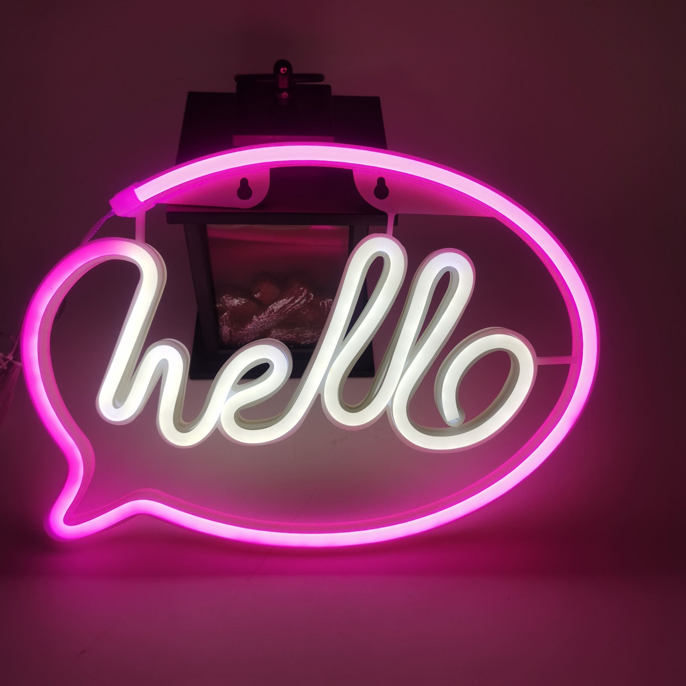Hello Neon LED Light USB or Ba - مراجعة Wedding Power Supply وسعره
