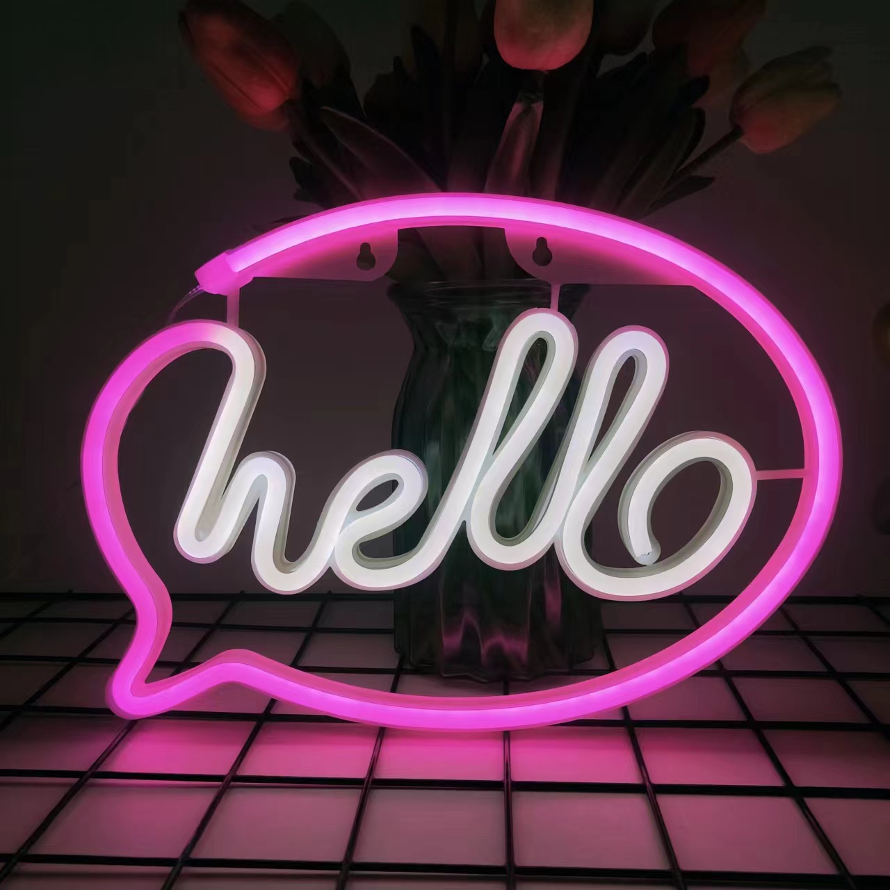 Hello Neon LED Light USB or Ba - مراجعة Wedding Power Supply وسعره