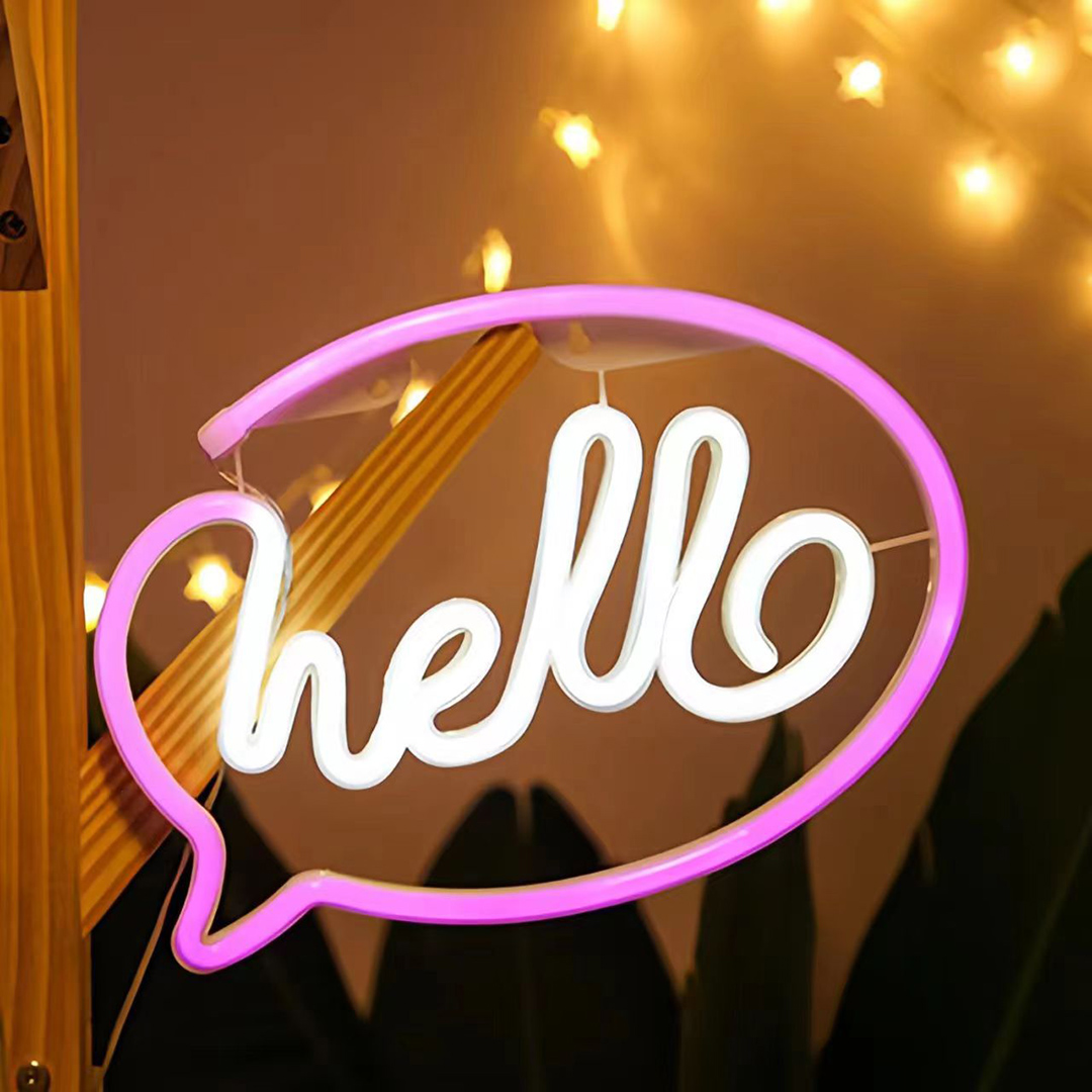 Hello Neon LED Light USB or Ba - مراجعة Wedding Power Supply وسعره