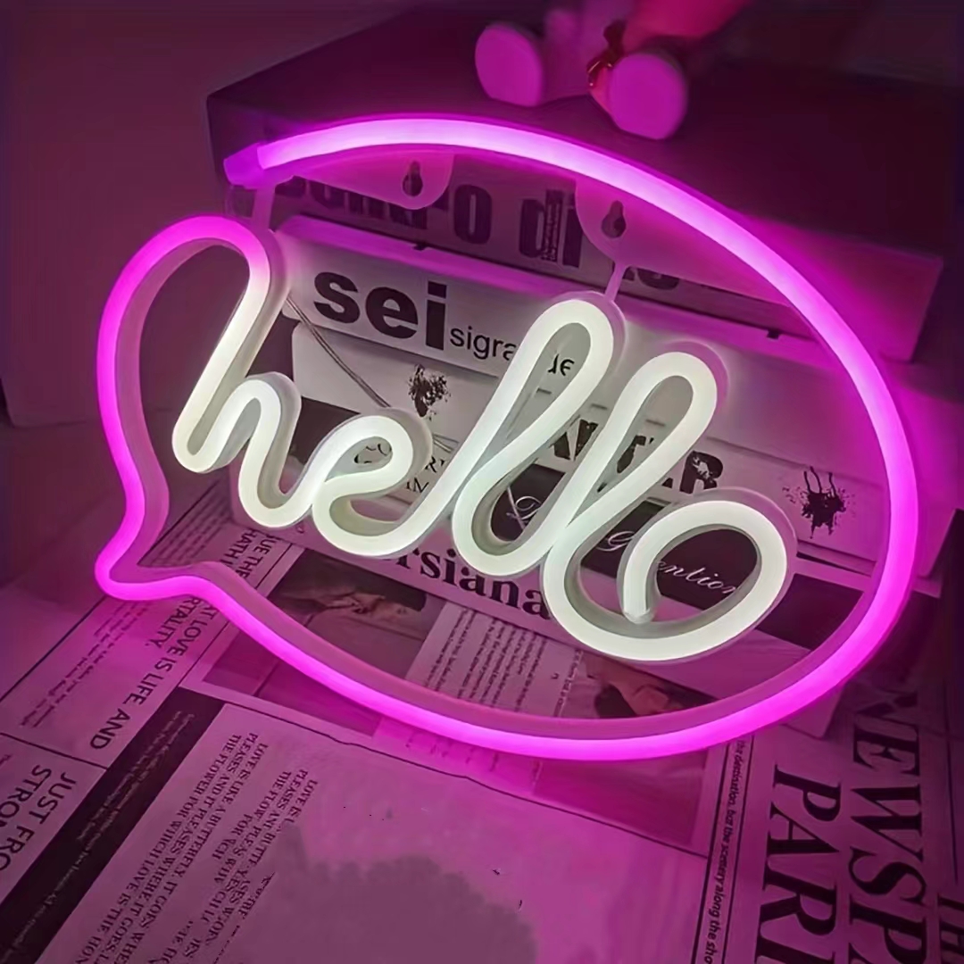 Hello Neon LED Light USB or Ba - مراجعة Wedding Power Supply وسعره
