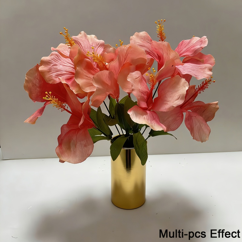 15 Flowers = 3 Bunches of Hibi - مراجعة Centerpiece Vase Tall وسعره