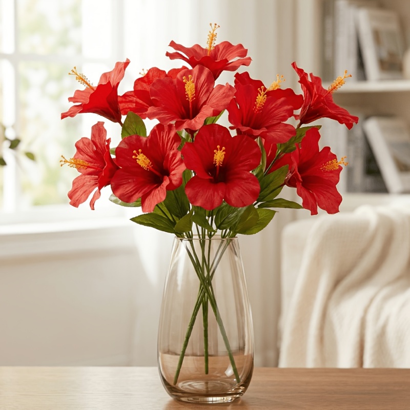 15 Flowers = 3 Bunches of Hibi - مراجعة Centerpiece Vase Tall وسعره