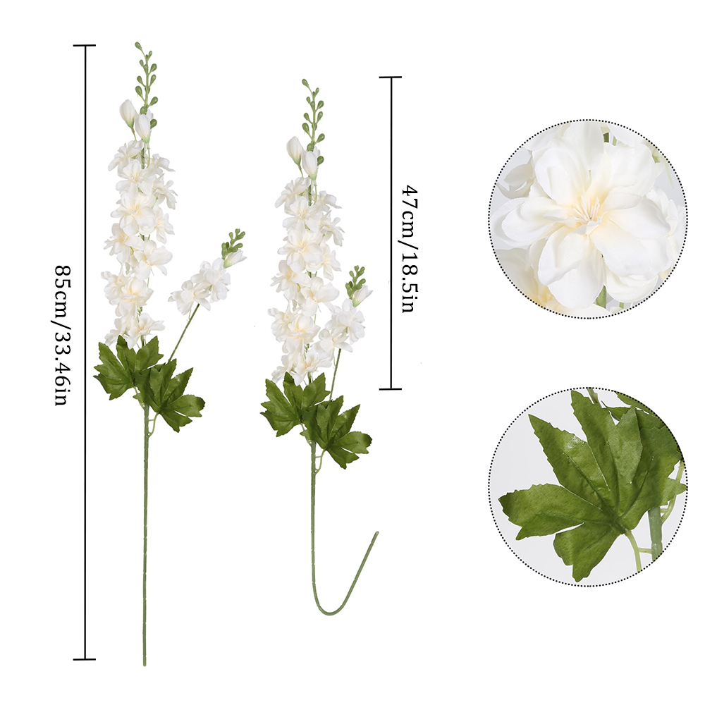 2pc Artificial Flowers Long St - مراجعة Centerpiece Vase Tall وسعره
