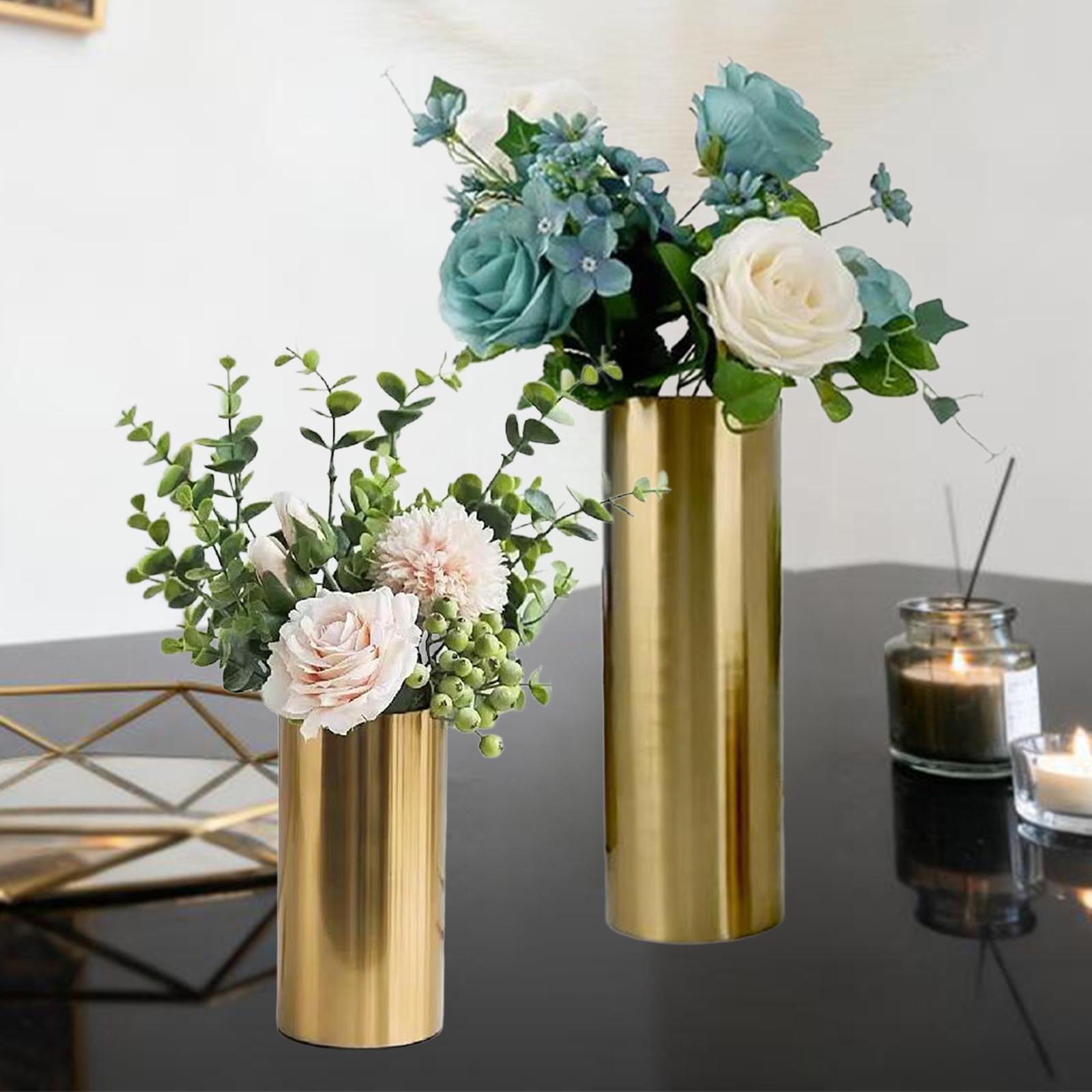 Modern Tall Cylinder Vase Wrou - مراجعة Centerpiece Vase Tall وسعره