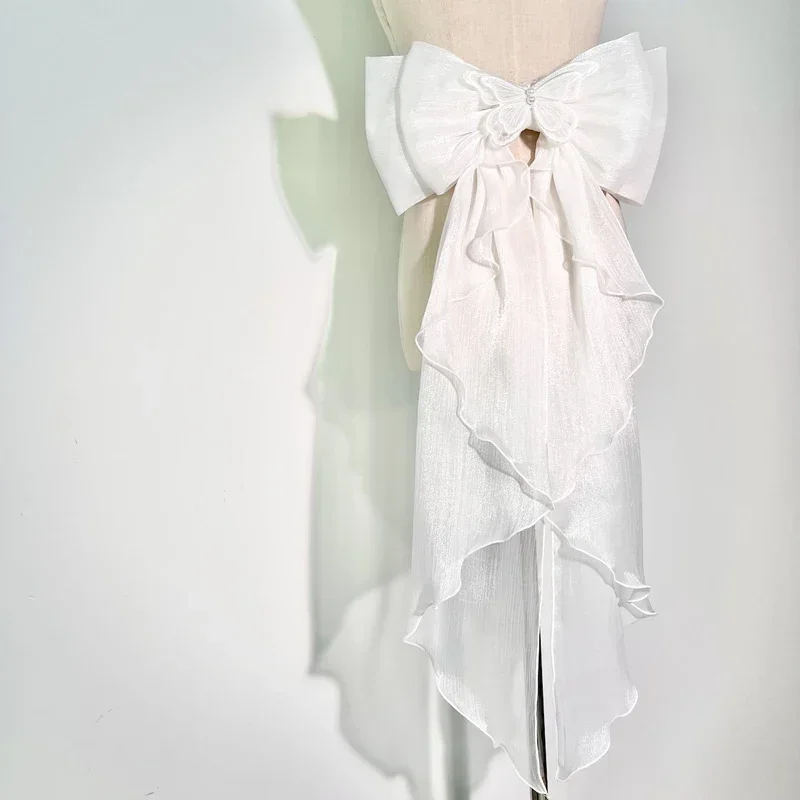 Trailing Bow Shiny Silk Double - مراجعة Wedding Dress Supply وسعره