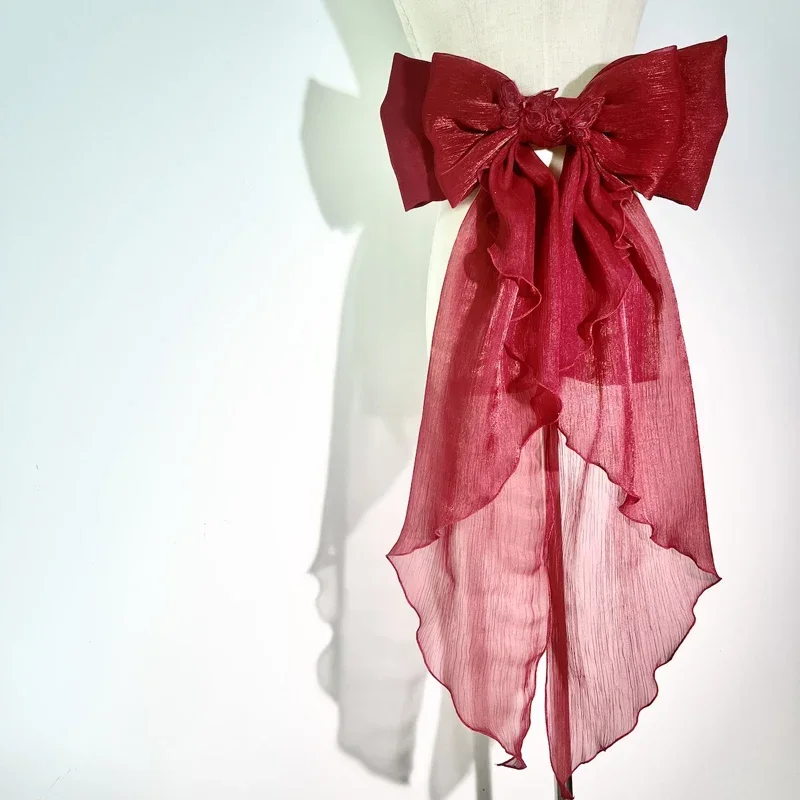 Trailing Bow Shiny Silk Double - مراجعة Wedding Dress Supply وسعره