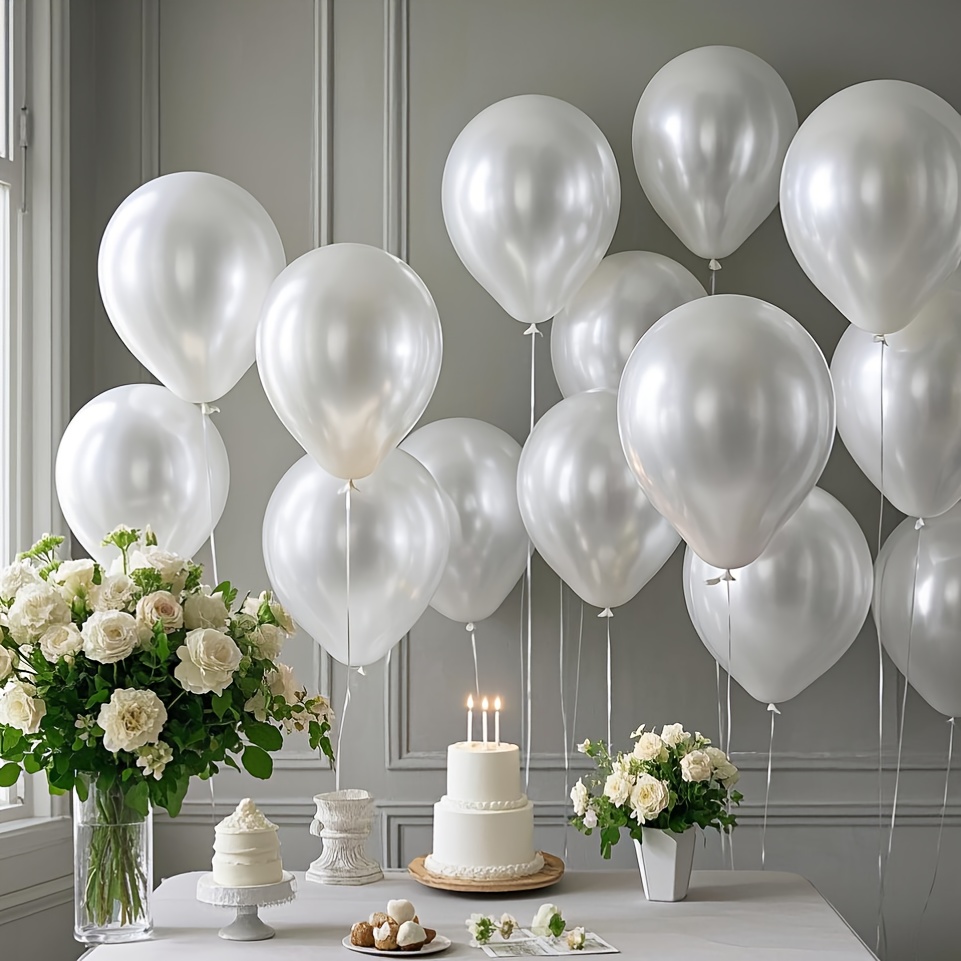 Pearl White Balloon Set, Suita - مراجعة Wedding Ceremony Supply وسعره