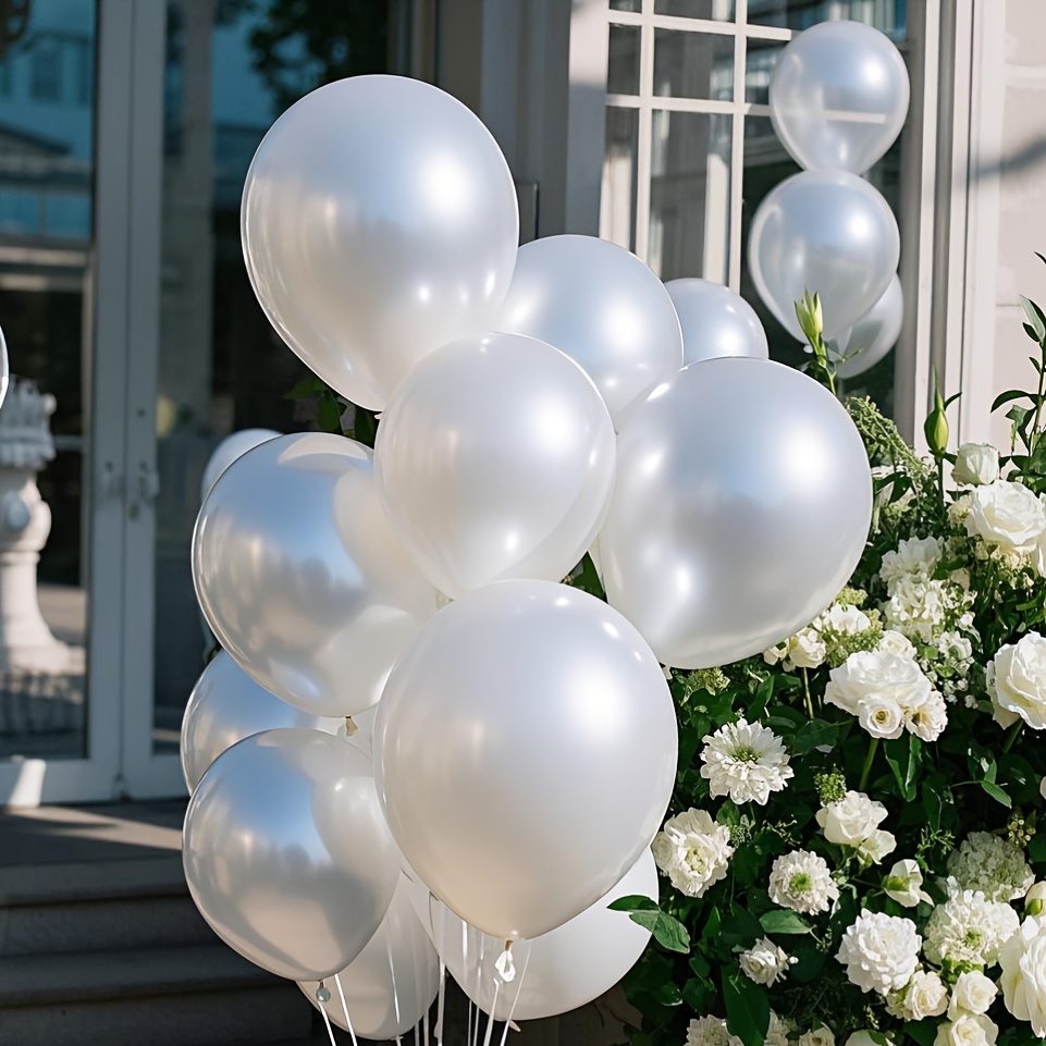 Pearl White Balloon Set, Suita - مراجعة Wedding Ceremony Supply وسعره