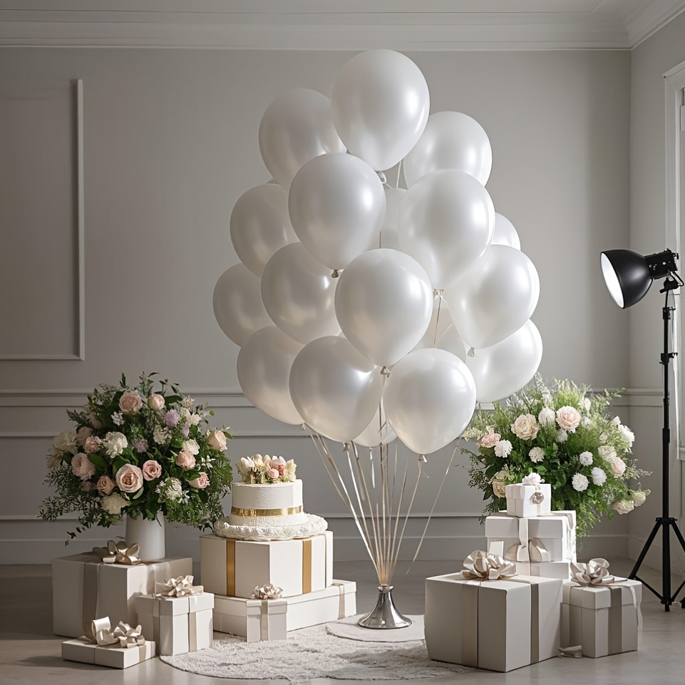 Pearl White Balloon Set, Suita - مراجعة Wedding Ceremony Supply وسعره