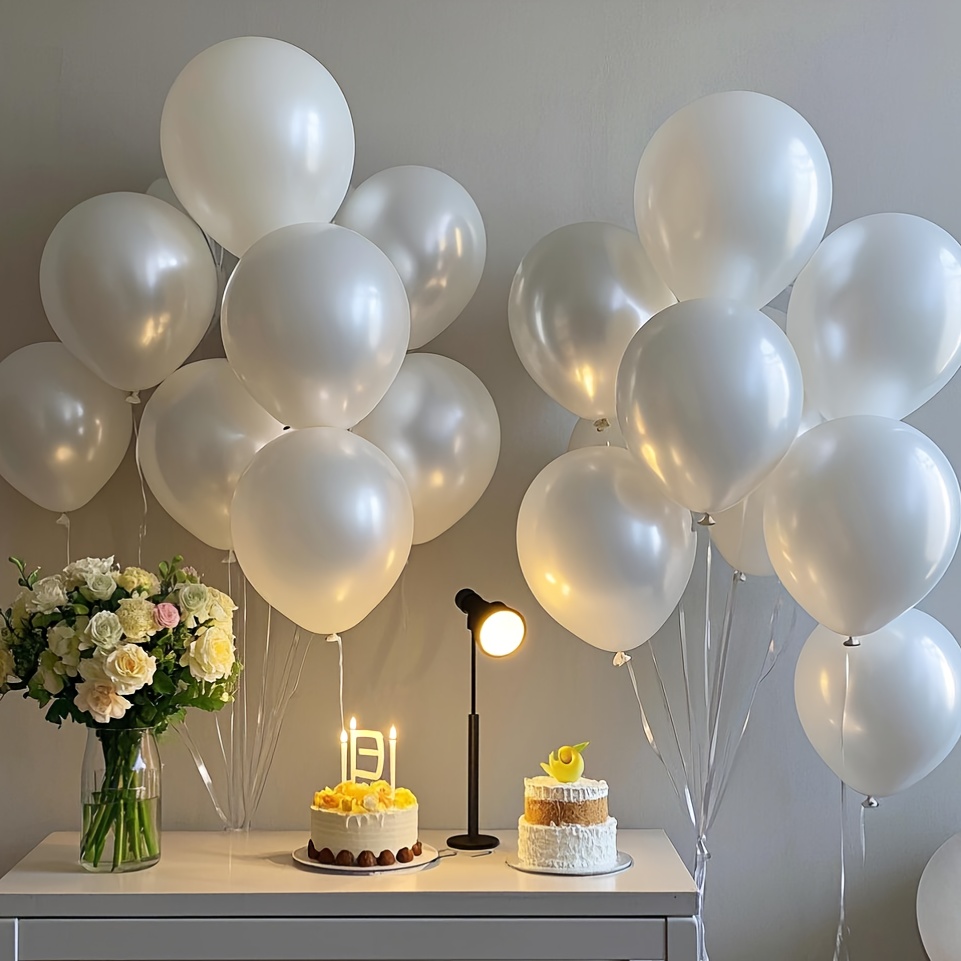 Pearl White Balloon Set, Suita - مراجعة Wedding Ceremony Supply وسعره