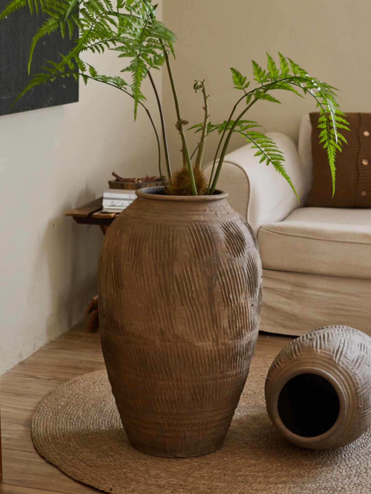 Retro Vintage Large Terracotta - مراجعة Centerpiece Vase Tall وسعره