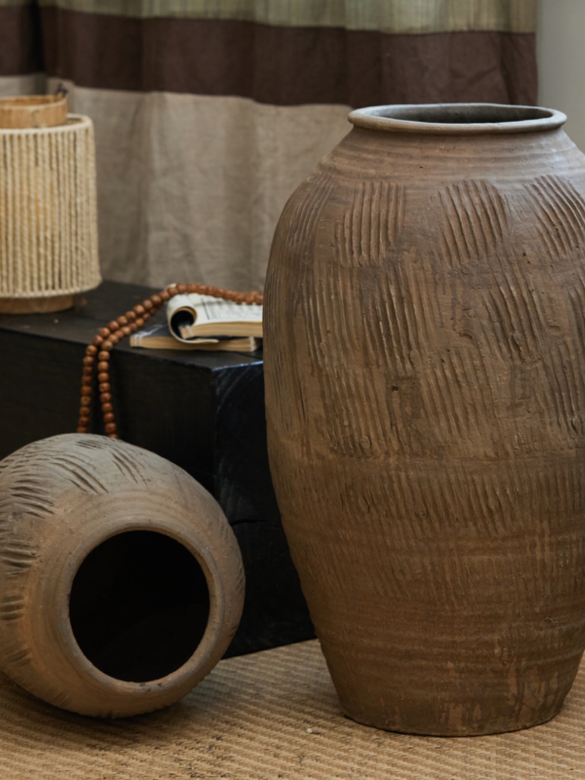 Retro Vintage Large Terracotta - مراجعة Centerpiece Vase Tall وسعره