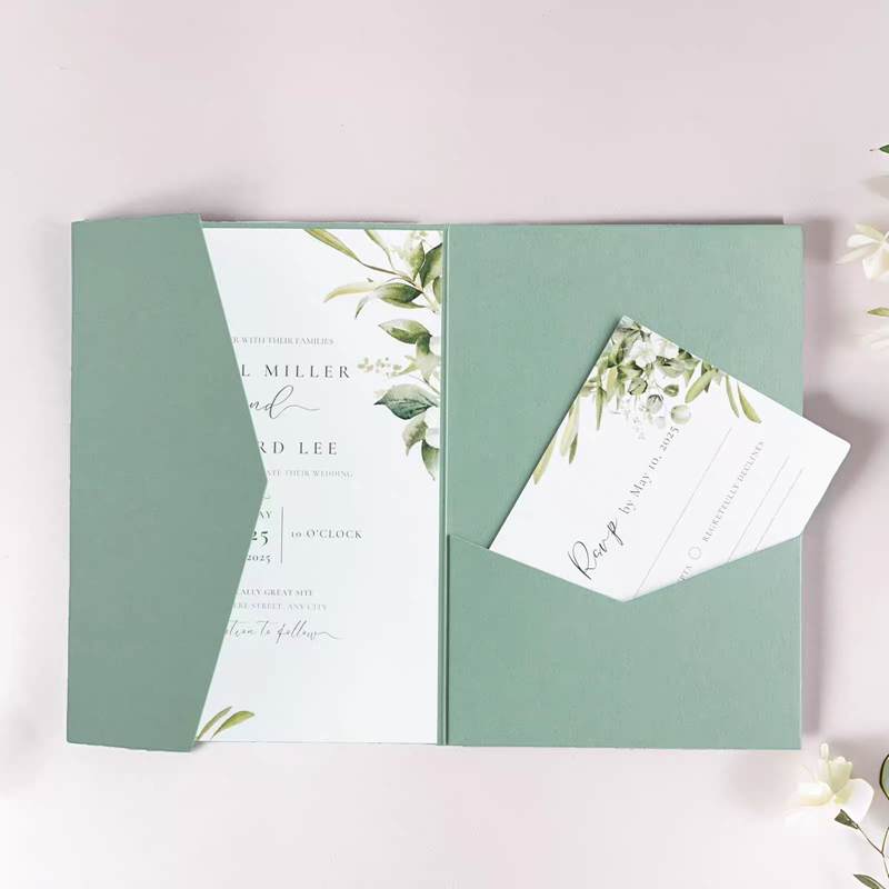 30pcs 18x13cm Green Envelopes  - مراجعة Wedding Supply Business وسعره