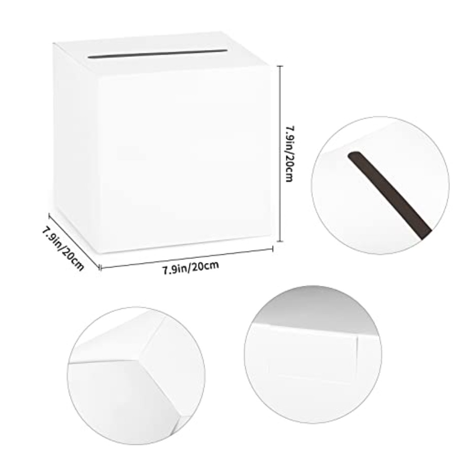 White Card Box Wedding Favors  - مراجعة Wedding Favor Box وسعره