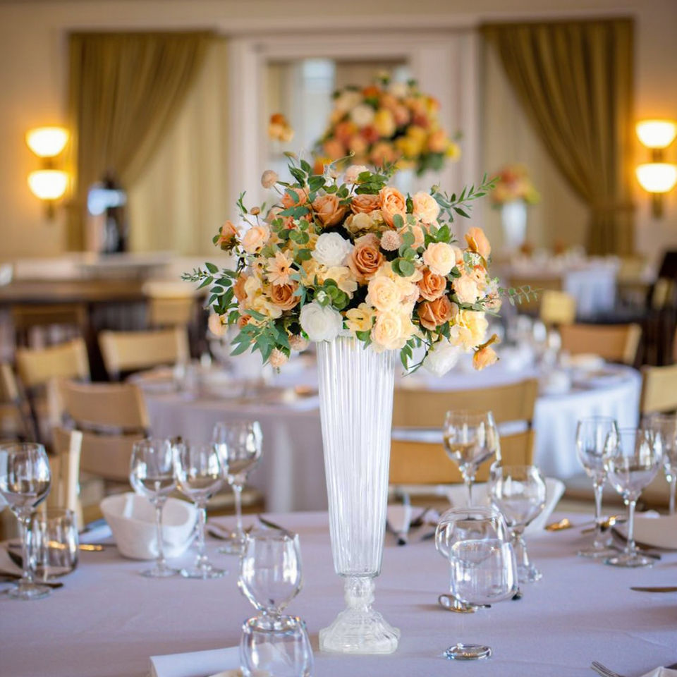 6pcs f30 76cm Wedding Decorati - مراجعة Centerpiece Vase Tall وسعره