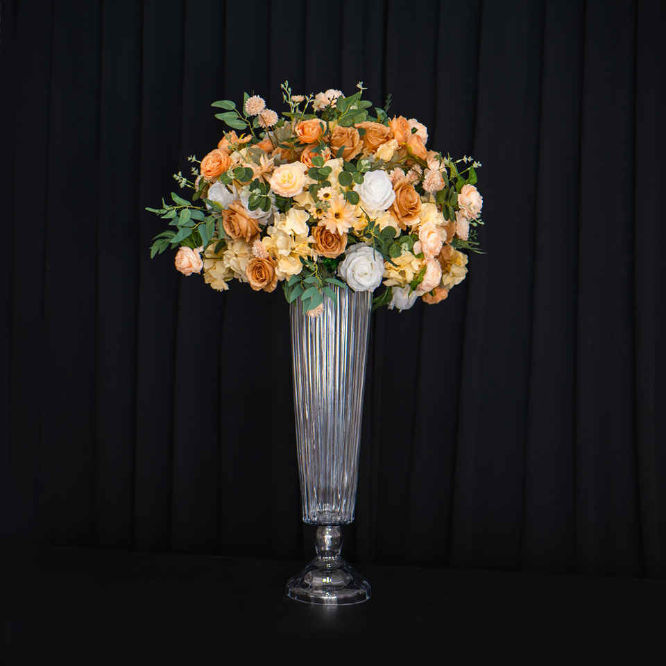 6pcs f30 76cm Wedding Decorati - مراجعة Centerpiece Vase Tall وسعره