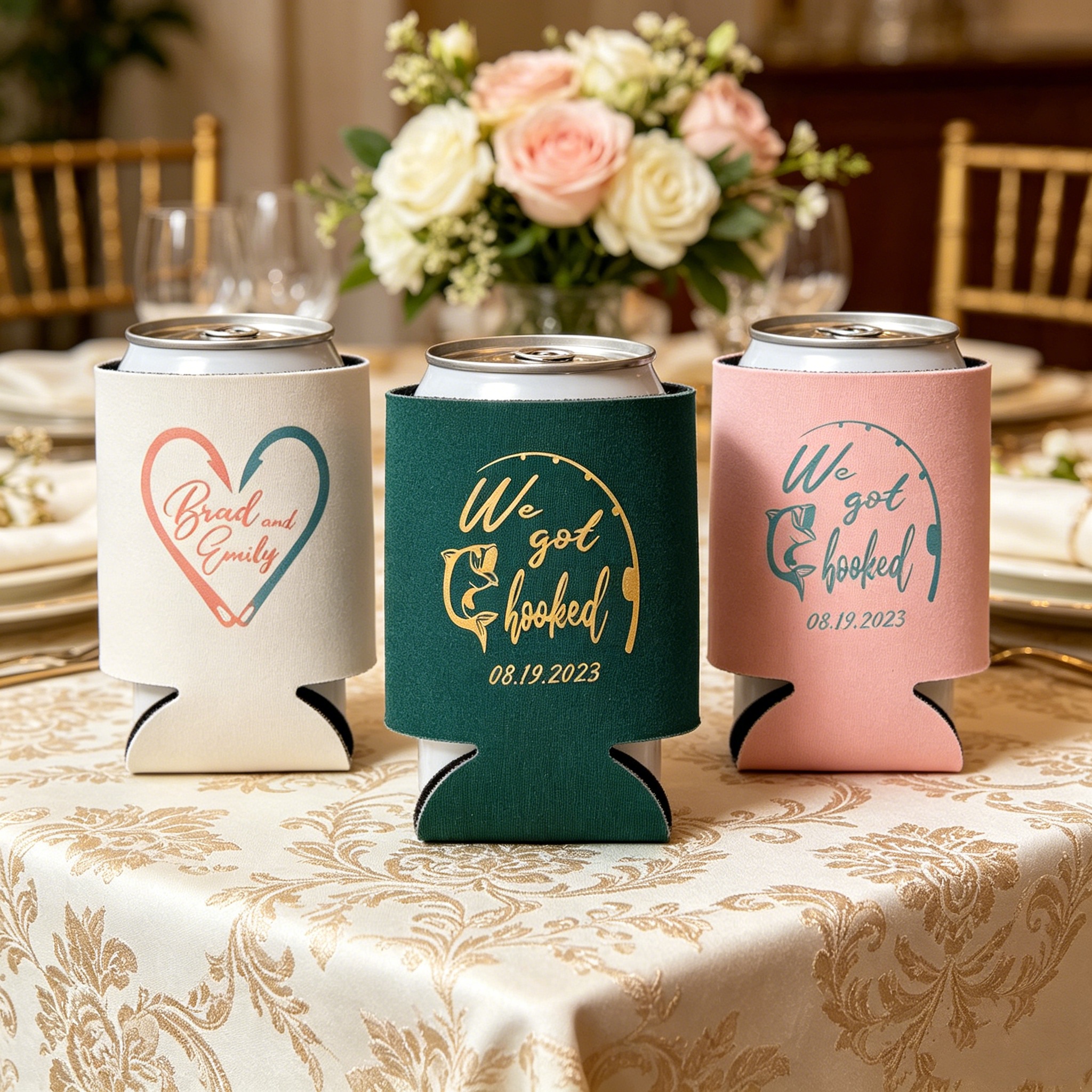 Insulated Can Cooler with Cust - مراجعة Supply Wedding Venue وسعره
