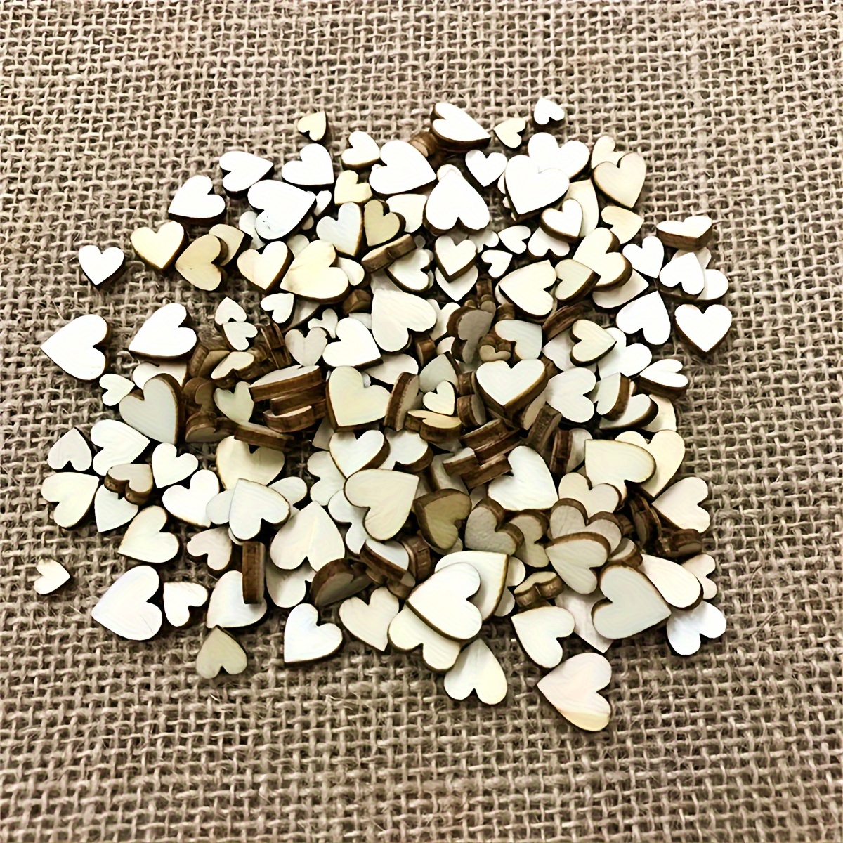 100pcs Rustic Wooden Heart Con - مراجعة Wedding Ceremony Supply وسعره