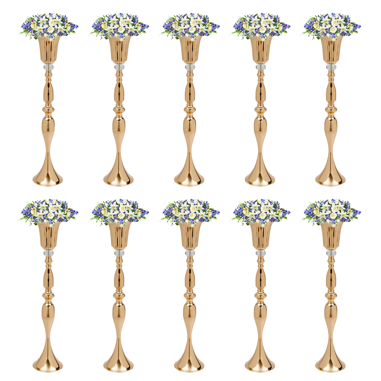 10 Pcs 29.1in Tall Flower Vase - مراجعة Centerpiece Vase Tall وسعره