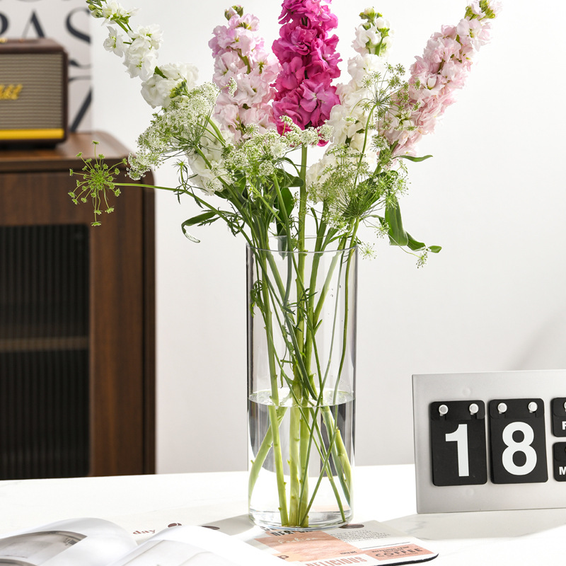 New Acrylic Clear Cylinder Flo - مراجعة Centerpiece Vase Tall وسعره