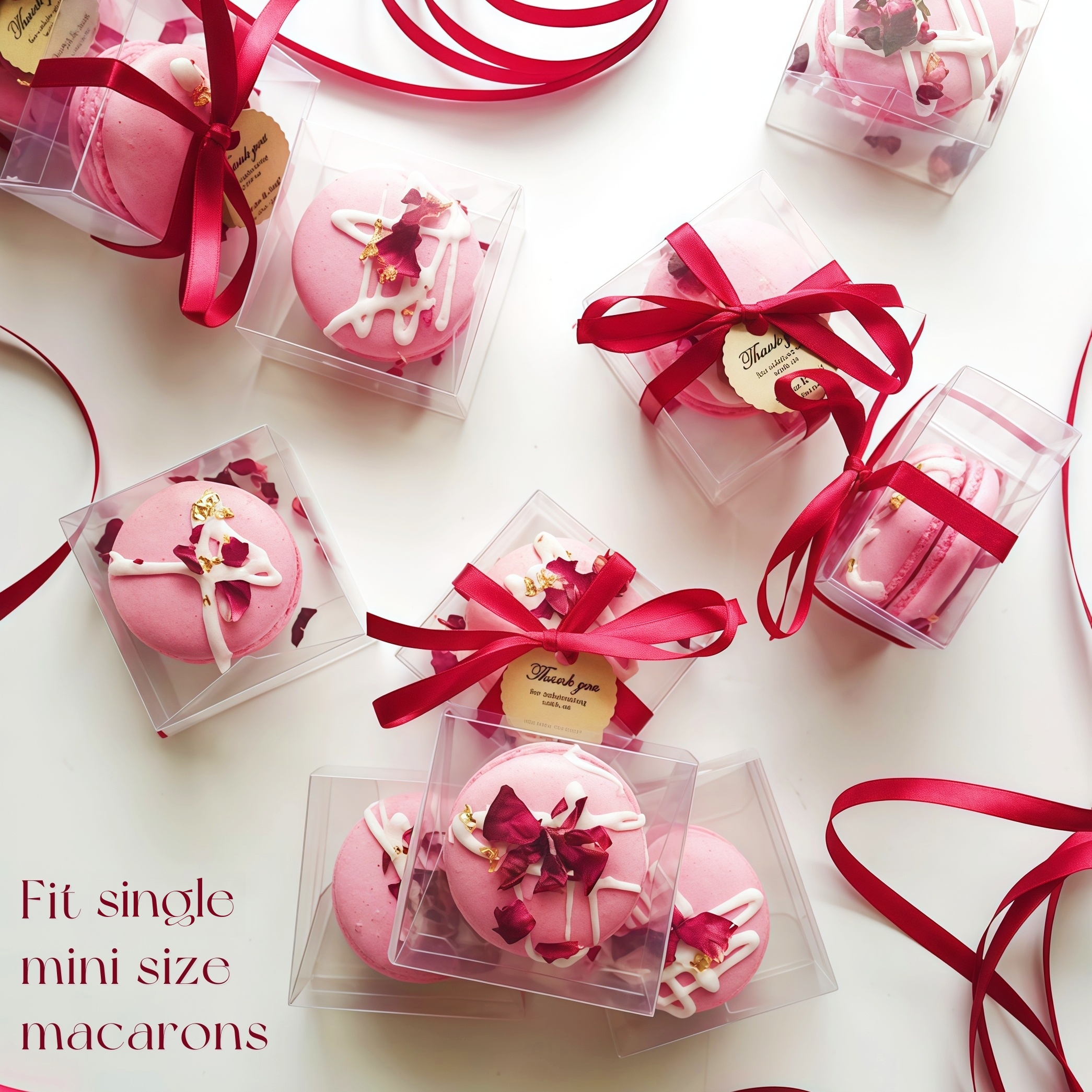 50-200Pcs Mini Macaron Boxes C - مراجعة Wedding Favor Box وسعره