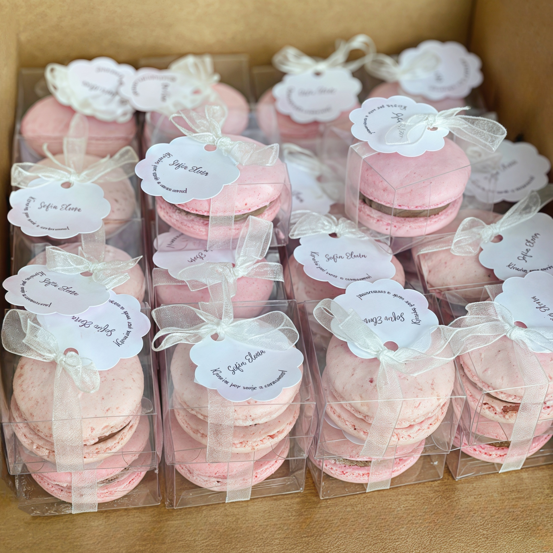 50-200Pcs Mini Macaron Boxes C - مراجعة Wedding Favor Box وسعره
