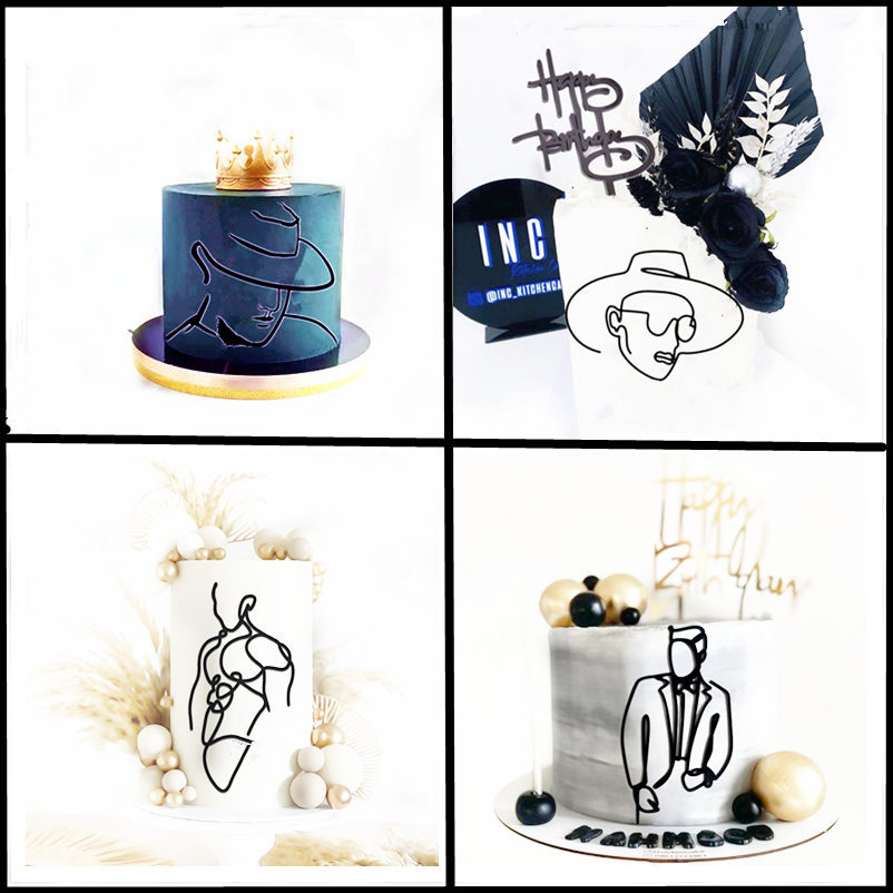 Sketch Face Acrylic Birthday C - مراجعة Suit Supply Wedding Party وسعره