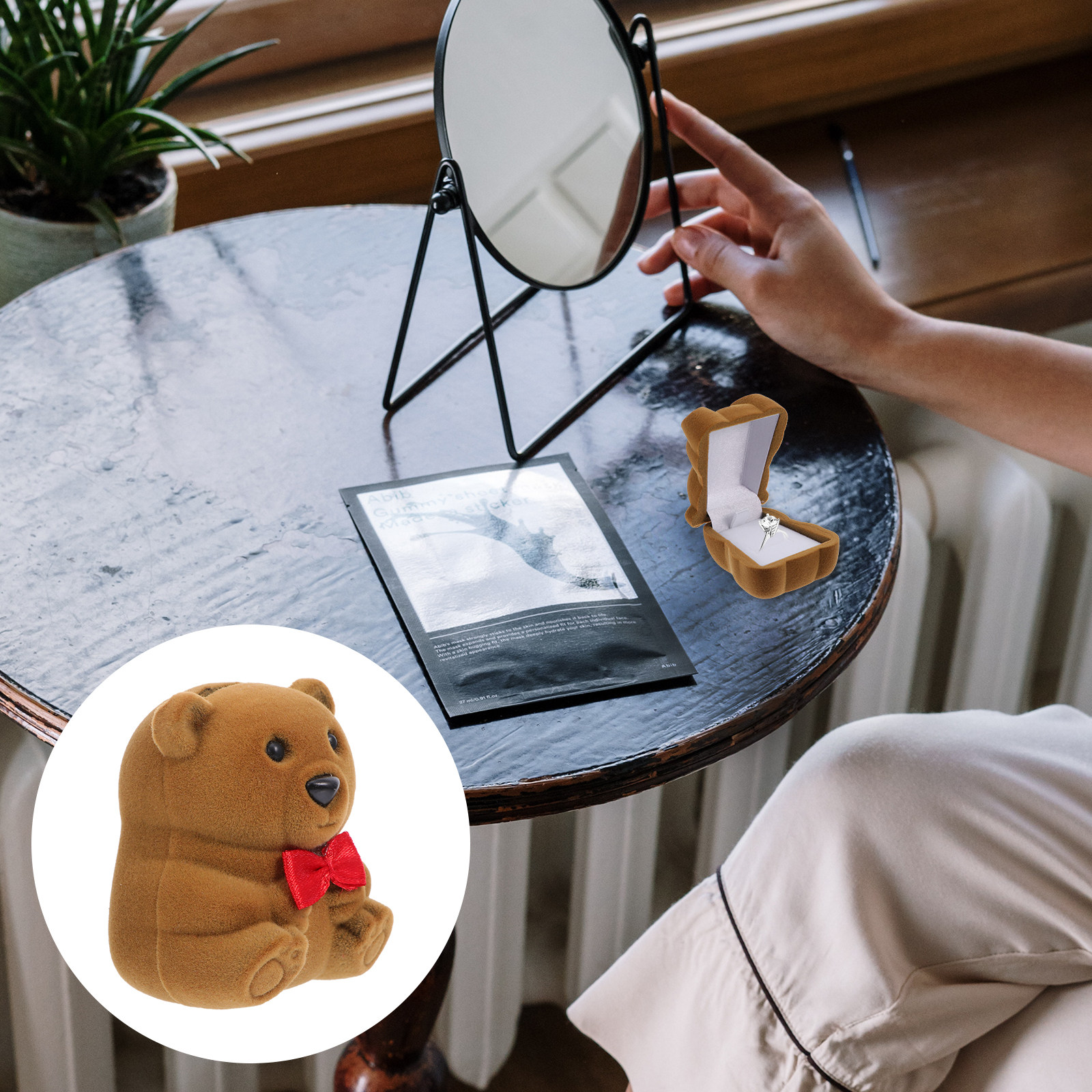 1Pcs Bear Ring Box Creative Je - مراجعة Wedding Solution وسعره