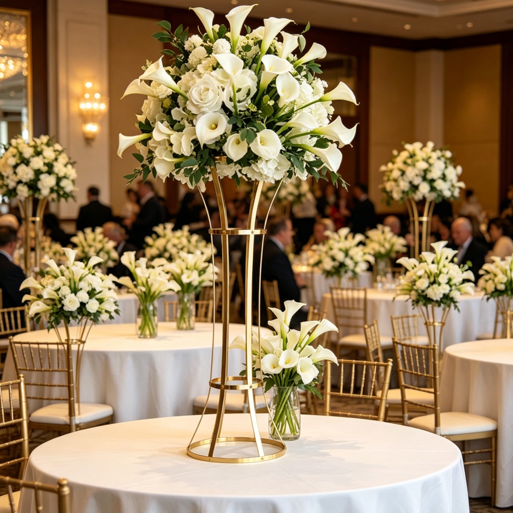 4/5/8/10pcs Wedding Flower Sta - مراجعة Centerpiece Vase Tall وسعره