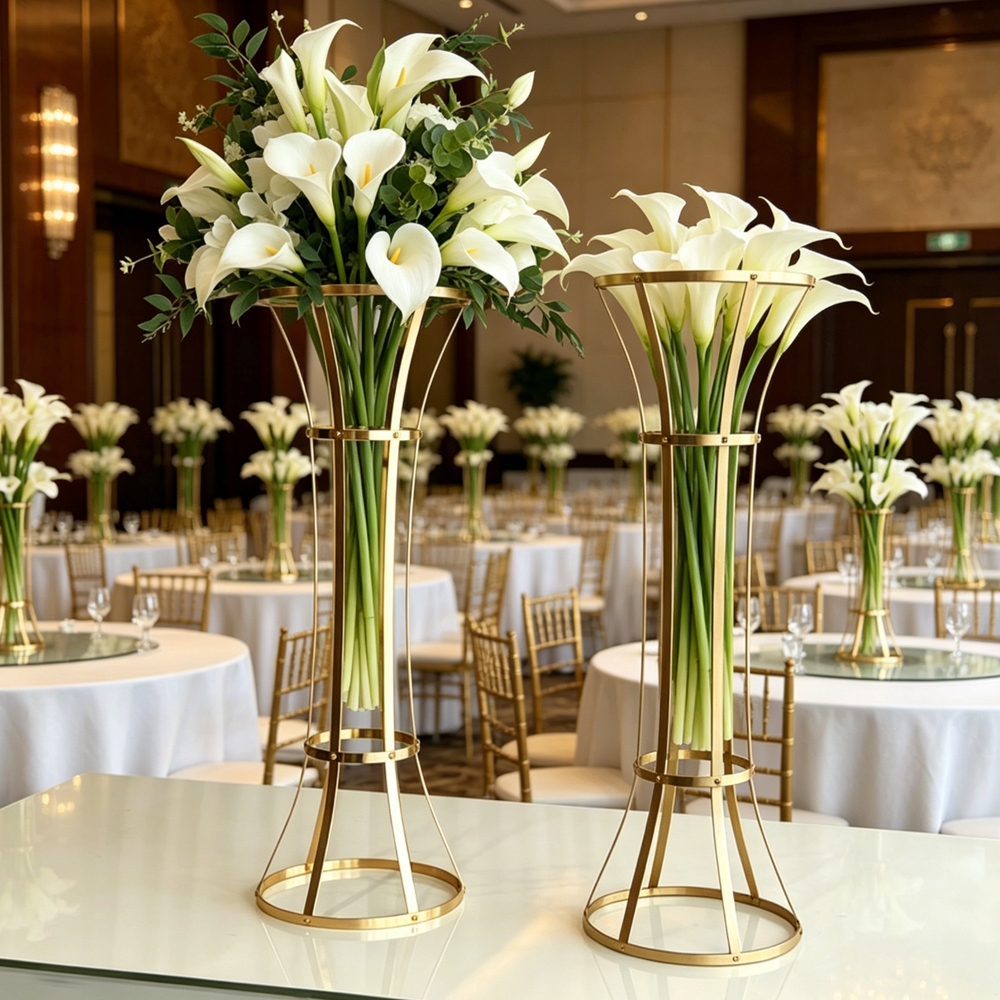 4/5/8/10pcs Wedding Flower Sta - مراجعة Centerpiece Vase Tall وسعره