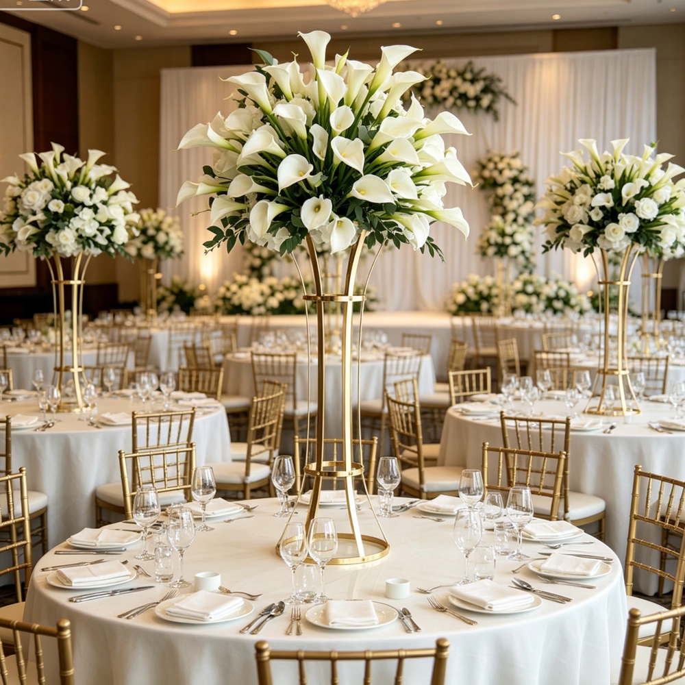 4/5/8/10pcs Wedding Flower Sta - مراجعة Centerpiece Vase Tall وسعره