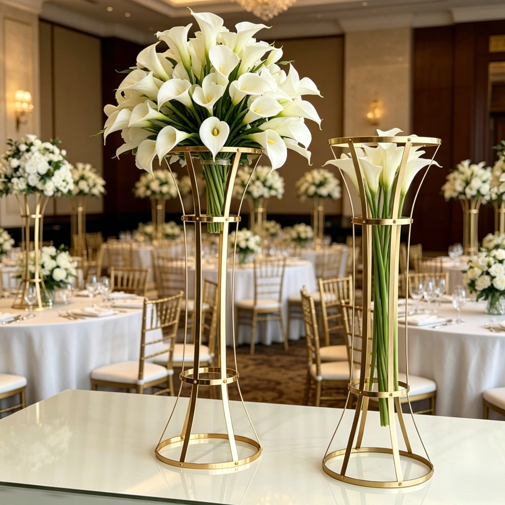 4/5/8/10pcs Wedding Flower Sta - مراجعة Centerpiece Vase Tall وسعره