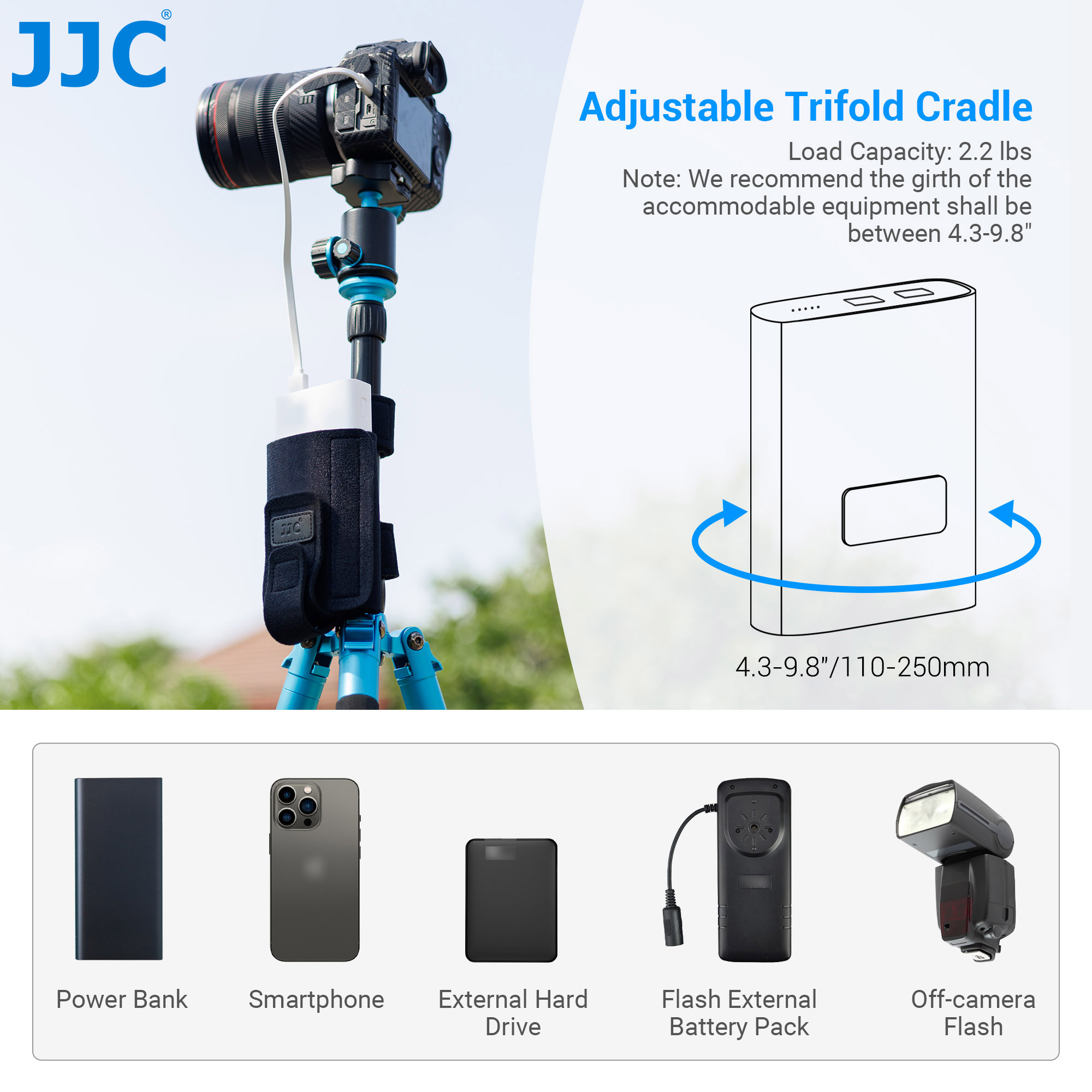 JJC Equipment Mounting Strap C - مراجعة Wedding Power Supply وسعره