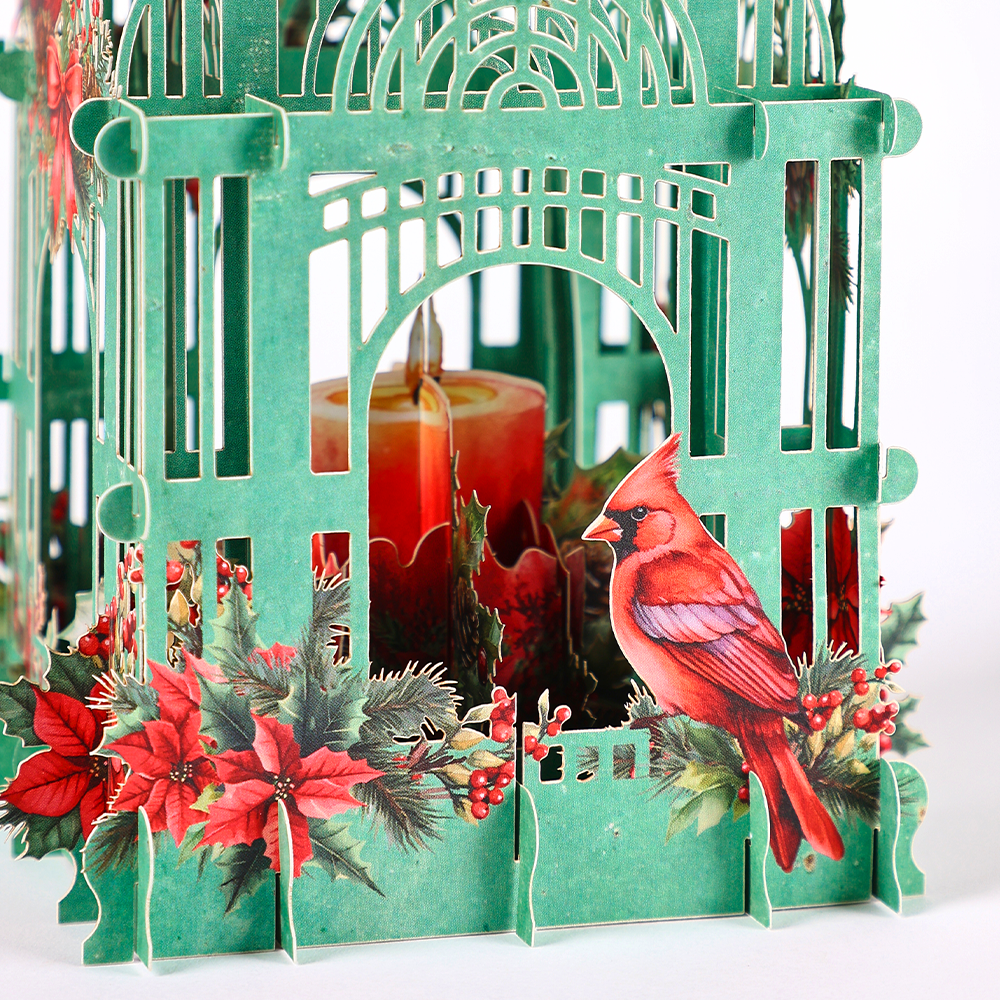 Christmas Poinsettia 3D Box Ca - مراجعة Wedding Supply Business وسعره