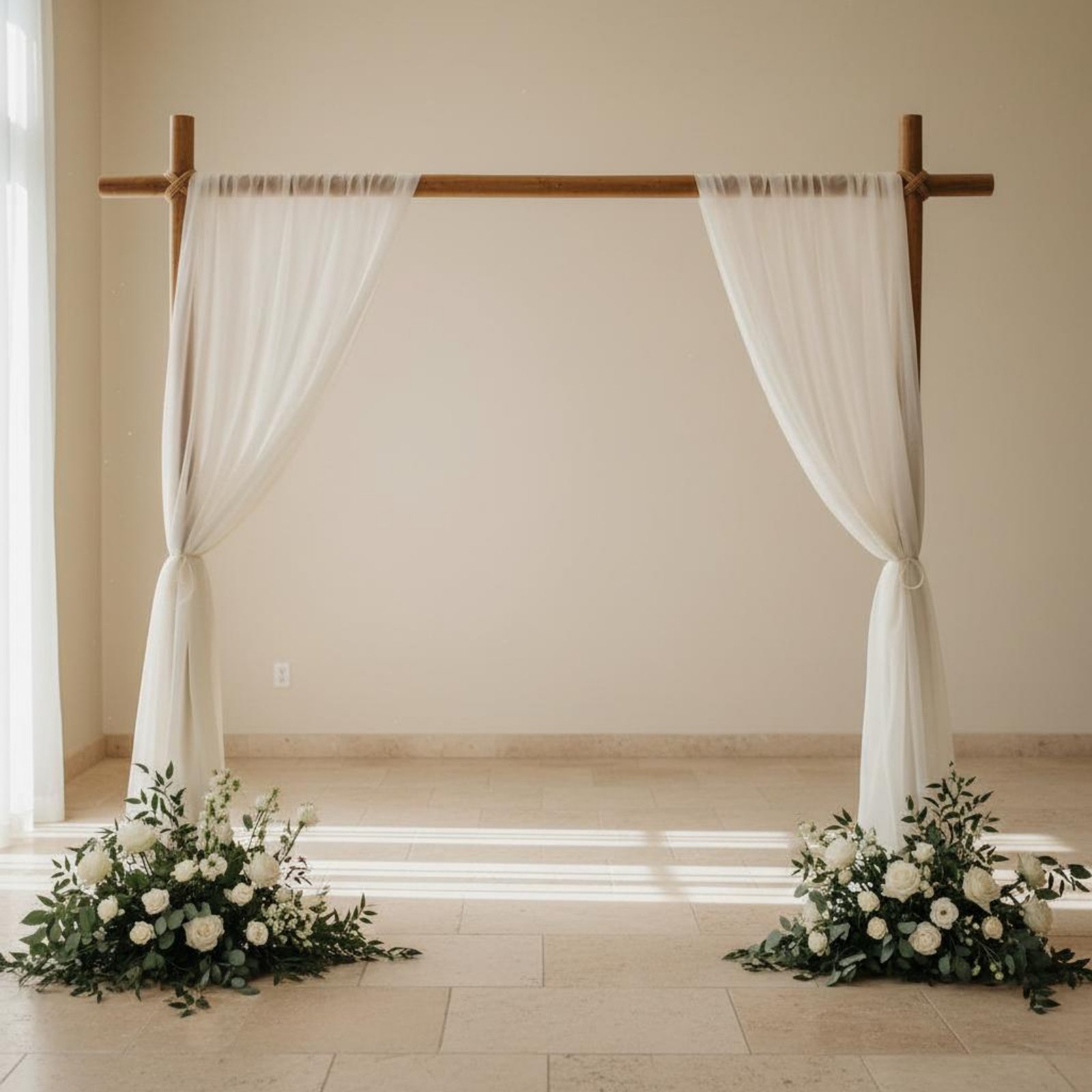 Wooden Wedding Arch Indoor & O - مراجعة Wedding Ceremony Supply وسعره