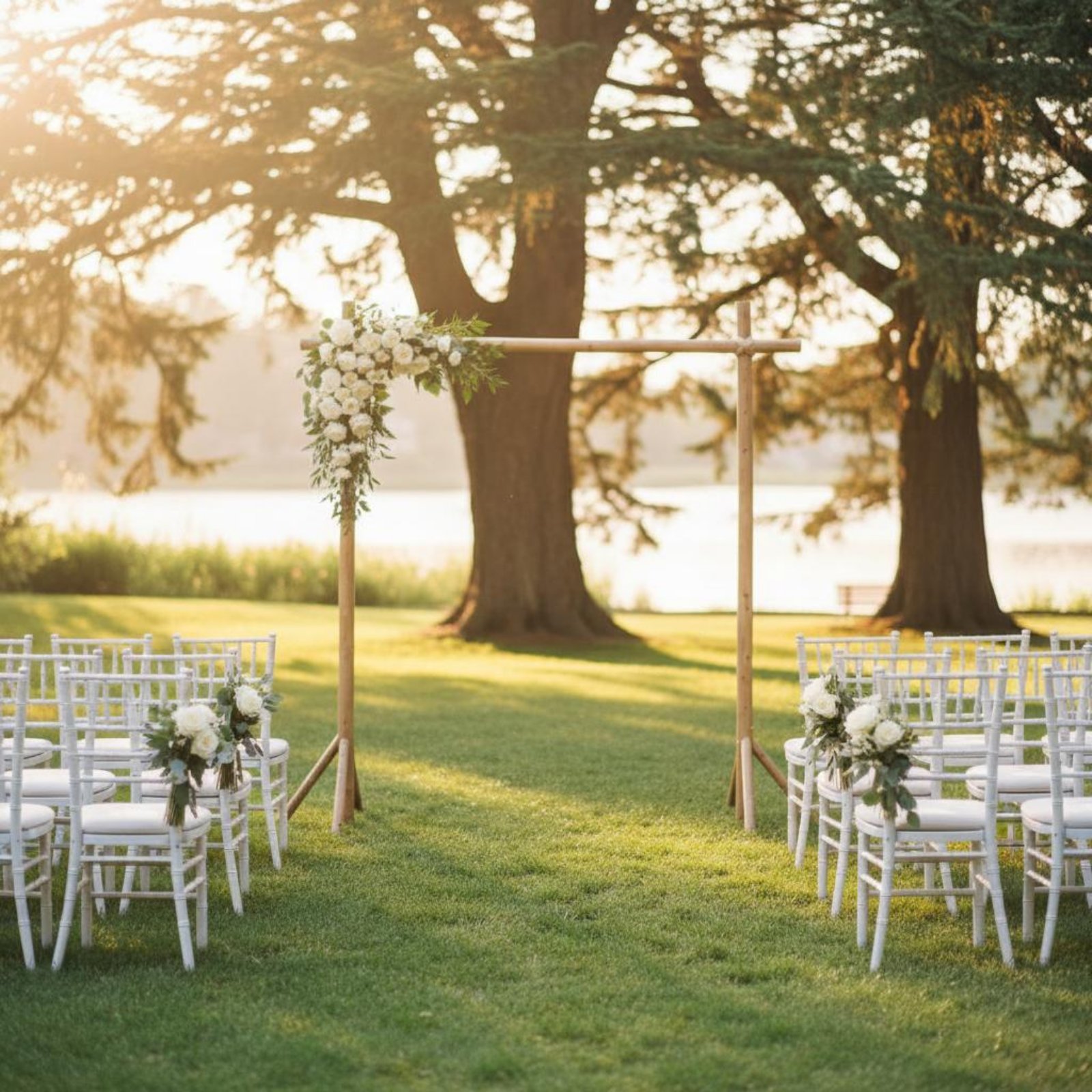 Wooden Wedding Arch Indoor & O - مراجعة Wedding Ceremony Supply وسعره