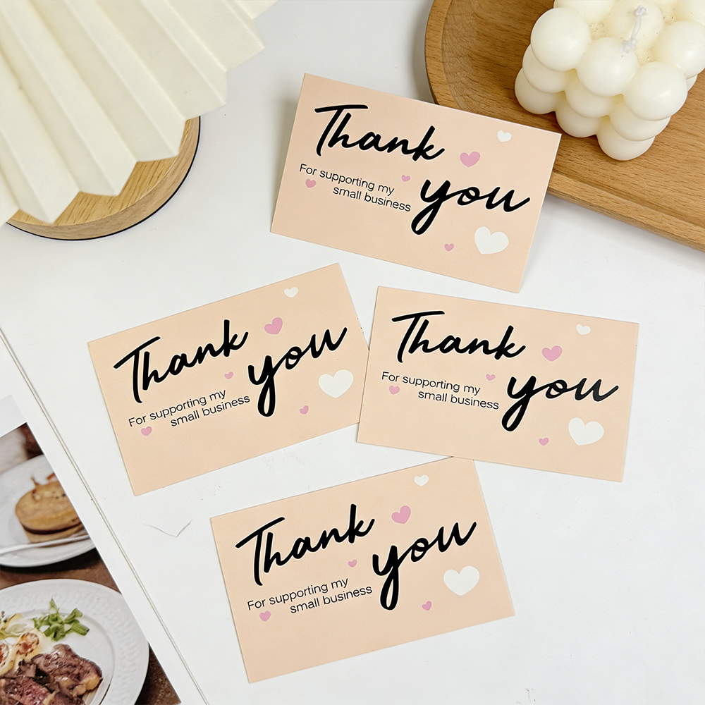 50/100pcs Thank You Cards, for - مراجعة Wedding/Event Supply Store وسعره