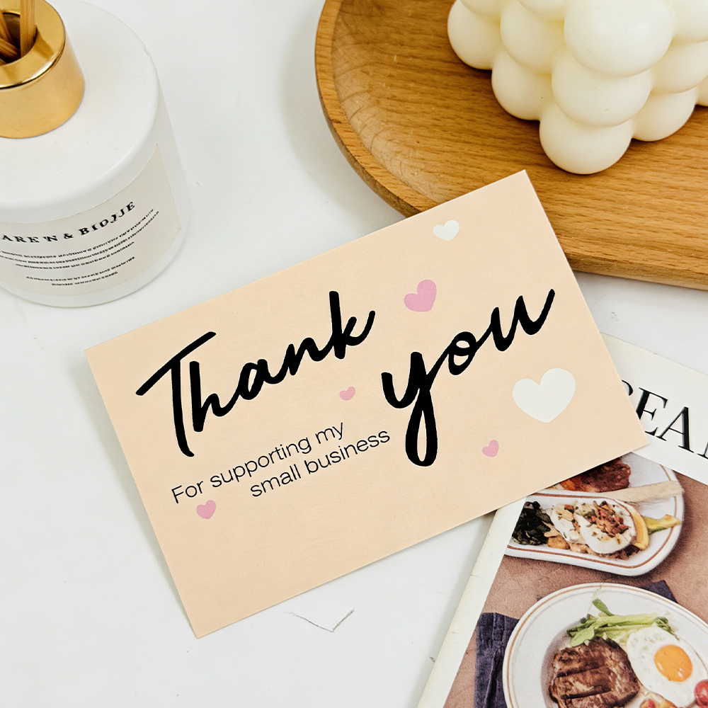 50/100pcs Thank You Cards, for - مراجعة Wedding/Event Supply Store وسعره