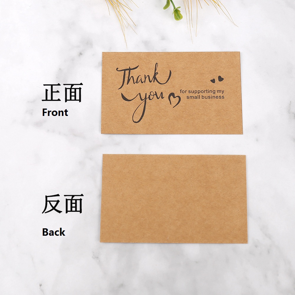 50pcs Thank You Cards Kraft Pa - مراجعة Wedding/Event Supply Store وسعره