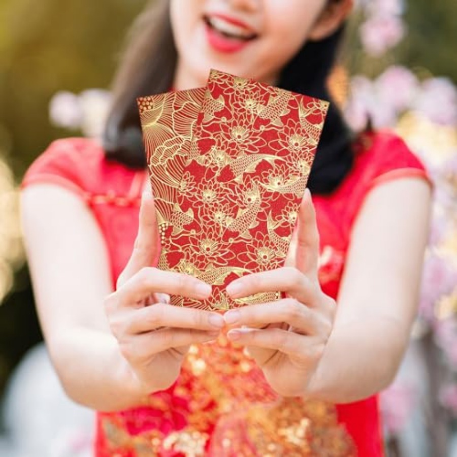 30 PCS Chinese New Year Red En - مراجعة Wedding Envelopes وسعره