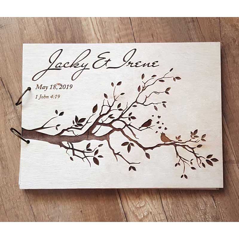 Personalized Engraved  Wooden  - مراجعة Wedding Ceremony Supply وسعره