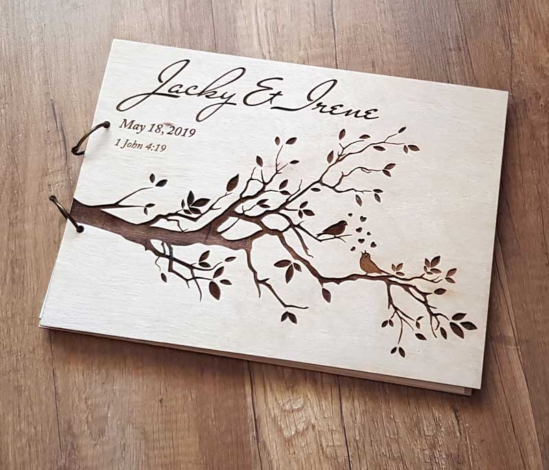 Personalized Engraved  Wooden  - مراجعة Wedding Ceremony Supply وسعره