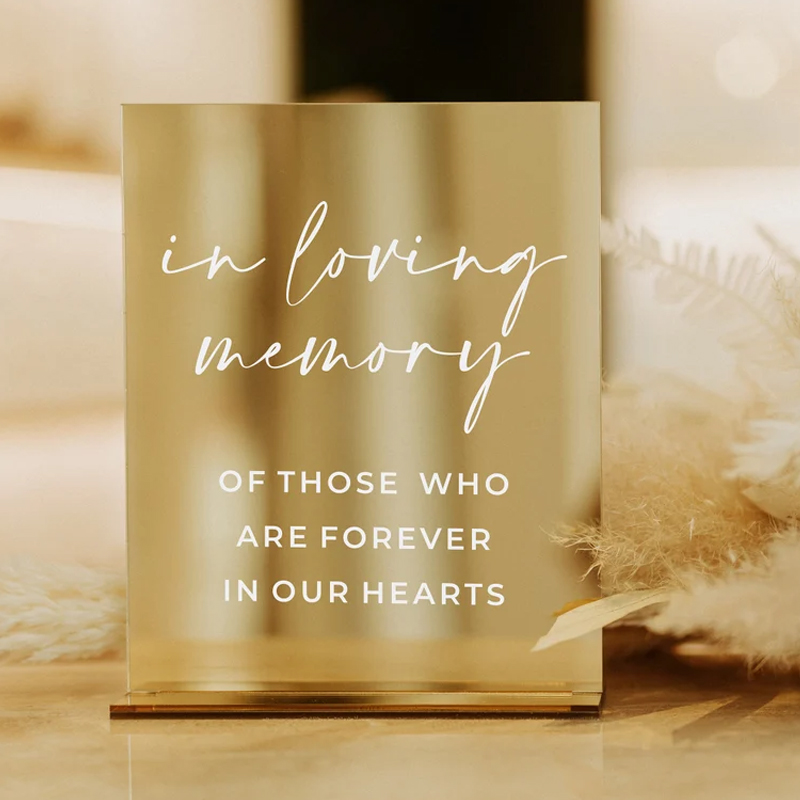 Rectangle Gold Mirror Wedding  - مراجعة Table Number Gold وسعره
