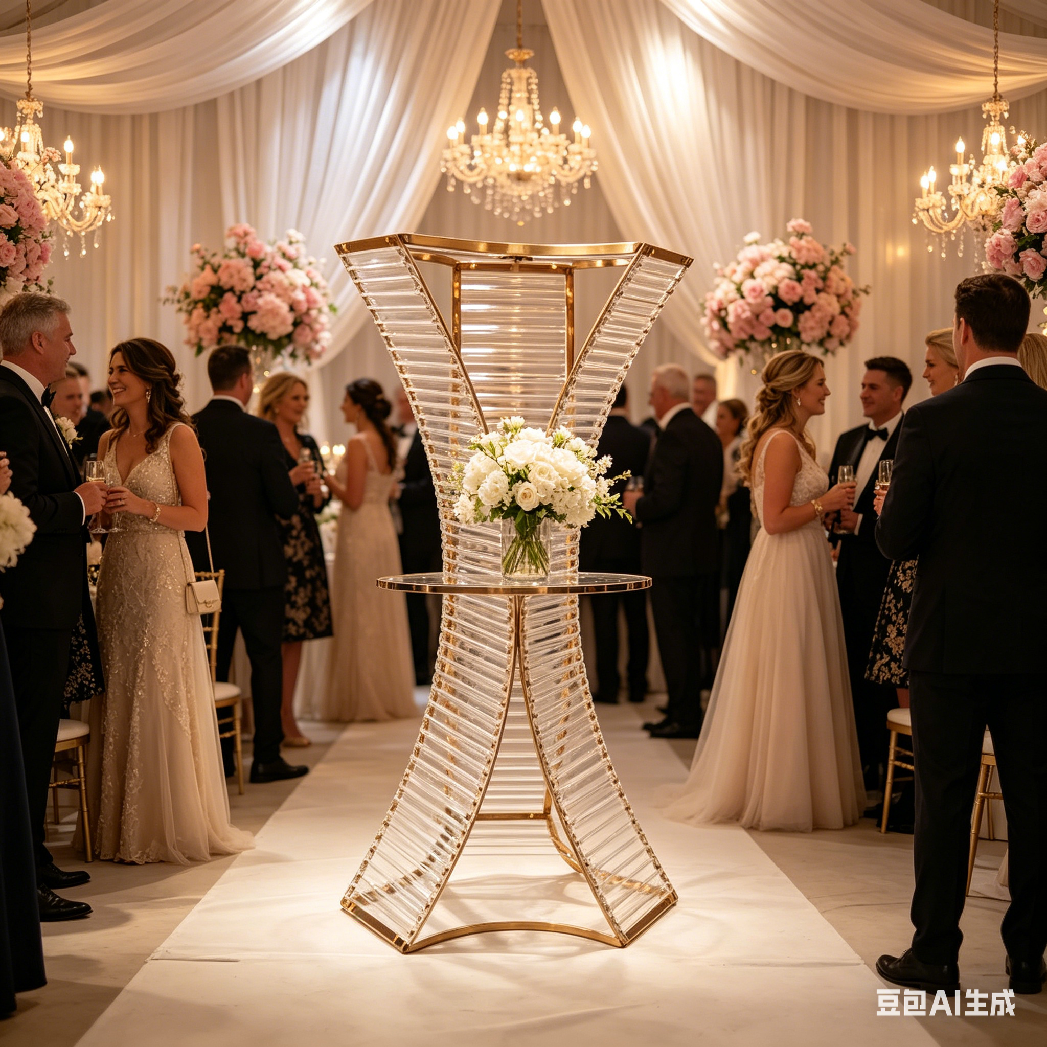 4/10 Pcs Acrylic Metal Wedding - مراجعة Wedding/Event Supply Store وسعره