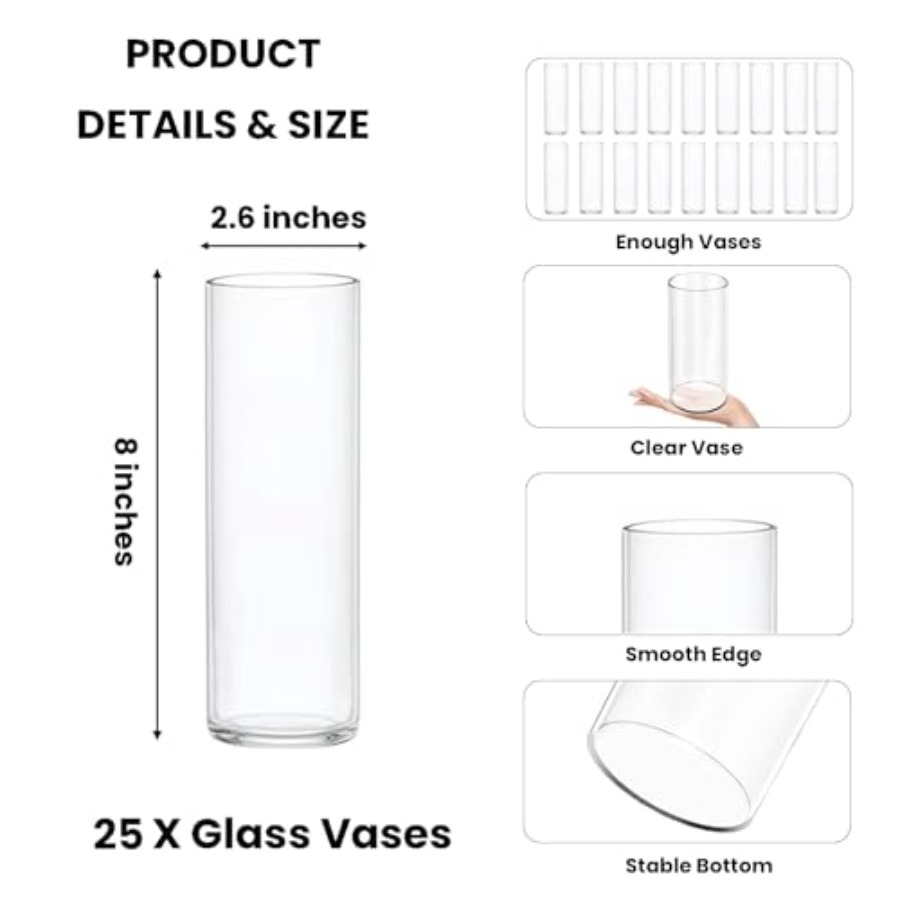 Centerpieces application clear - مراجعة Centerpiece Vase Tall وسعره
