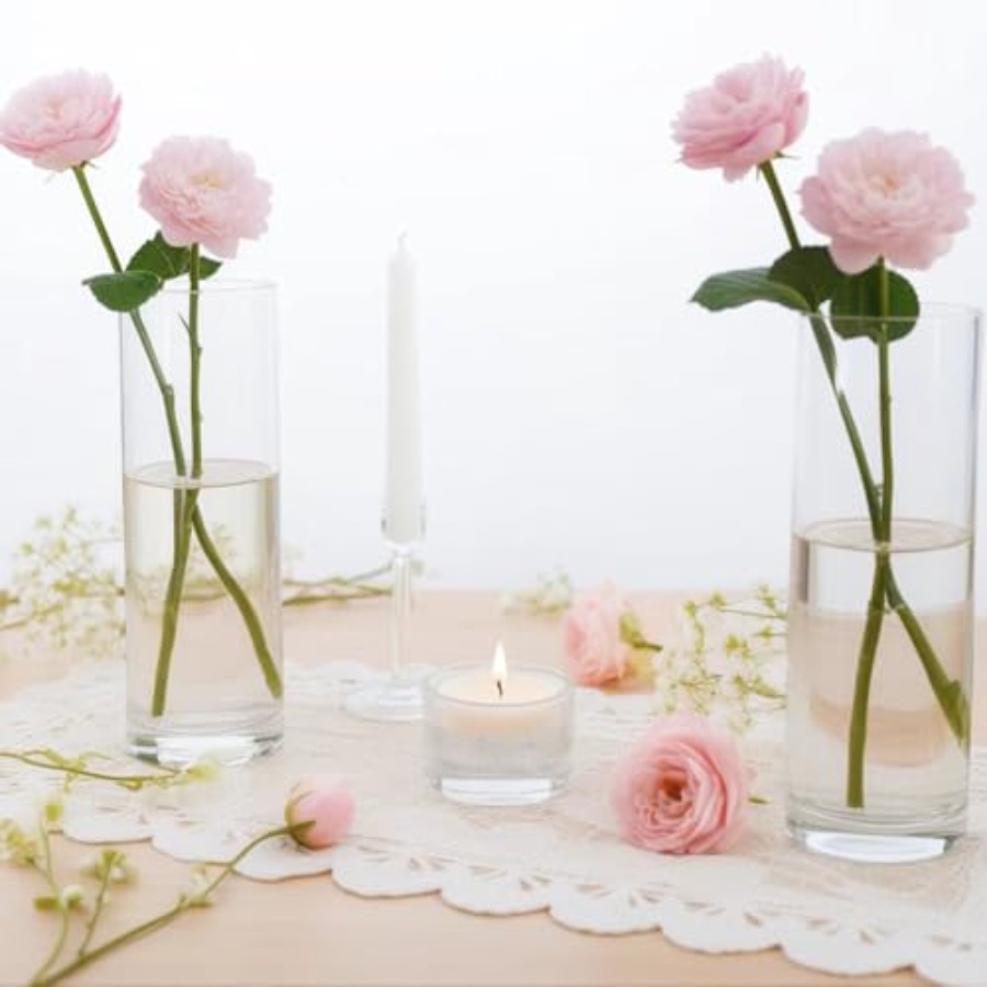 Centerpieces application clear - مراجعة Centerpiece Vase Tall وسعره